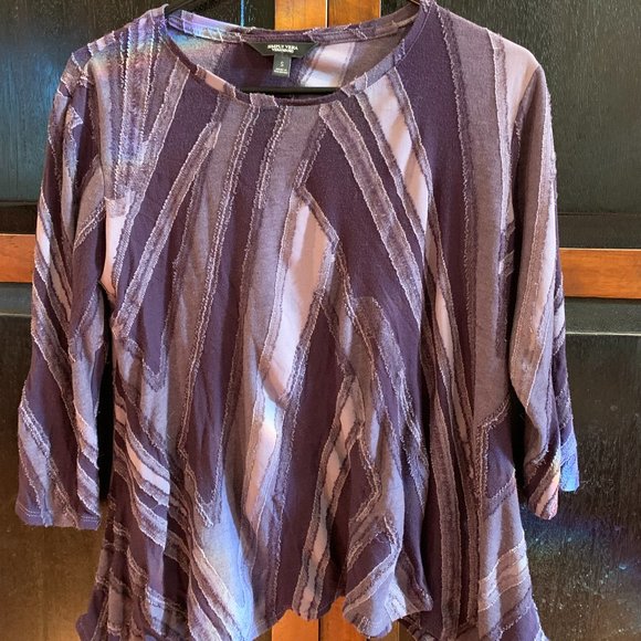 Women's - Simply Vera Wang -  Purple Top - Small - Picture 1 of 3